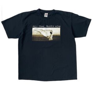 Vintage Y2K Neil Young Prairie Wind Tour Concert Shirt Size XL
